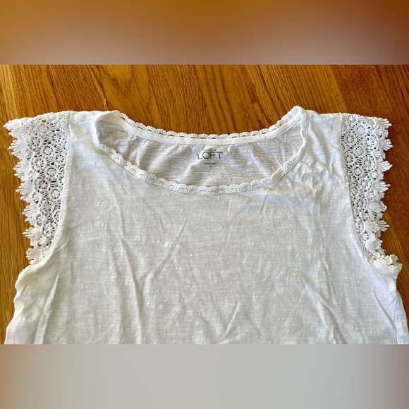 LOFT Top with Pretty Shoulders & Neckline - Picture 2 of 3